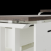 Стол офисный Kobor L1-140/70 white/charlston