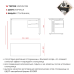 Стол офисный Kobor L2-180/60 black/premium
