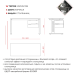 Стол офисный Kobor L2-100/60 aluminum/chicago