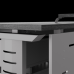 Стол офисный Kobor L2-80/60 aluminum/wood Стол офисный Kobor L2-80/60 aluminum/wood