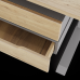 Стол офисный Kobor L2-180/60 aluminum/natural Стол офисный Kobor L2-180/60 aluminum/natural