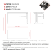 Стол офисный Kobor L2-120/70 aluminum/charlston Стол офисный Kobor L2-120/70 aluminum/charlston