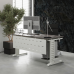 Стол офисный Kobor L2-80/70 white/chicago