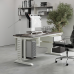 Стол офисный Kobor L2-120/80 white/chicago Стол офисный Kobor L2-120/80 white/chicago