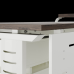 Стол офисный Kobor L2-140/80 white/charlston Стол офисный Kobor L2-140/80 white/charlston
