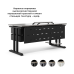 Стол офисный Kobor T-180/70 black/chicago Стол офисный Kobor T-180/70 black/chicago