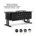 Стол офисный Kobor T-140/60 black/wood Стол офисный Kobor T-140/60 black/wood