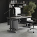 Стол офисный Kobor T-120/60 aluminum/chicago Стол офисный Kobor T-120/60 aluminum/chicago