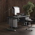 Стол офисный Kobor T-120/70 aluminum/wood