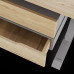 Стол офисный Kobor T-140/80 aluminum/natural Стол офисный Kobor T-140/80 aluminum/natural
