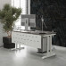 Стол офисный Kobor T-100/70 white/chicago