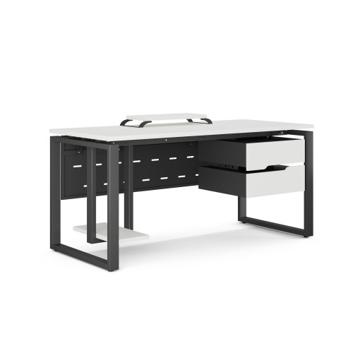 Стол офисный Kobor O1-80/80 black/premium
