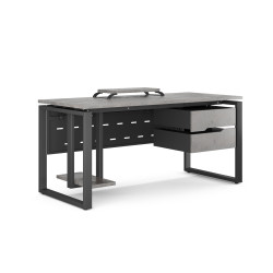 Стол офисный Kobor O1-100/70 black/chicago