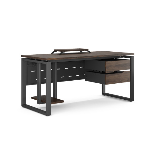 Стол офисный Kobor O1-180/60 black/charlston