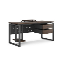 Стол офисный Kobor O1-100/70 black/charlston