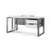 Стол офисный Kobor O1-120/60 graphite/premium
