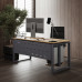Стол офисный Kobor O1-160/60 graphite/natural