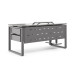 Стол офисный Kobor O1-100/70 aluminum/chicago