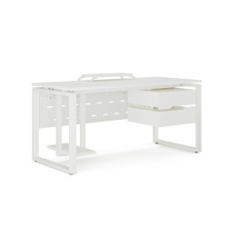 Стол офисный Kobor O1-100/60 white/premium