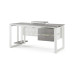 Стол офисный Kobor O1-140/60 white/chicago Стол офисный Kobor O1-140/60 white/chicago