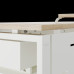 Стол офисный Kobor O1-80/80 white/natural Стол офисный Kobor O1-80/80 white/natural