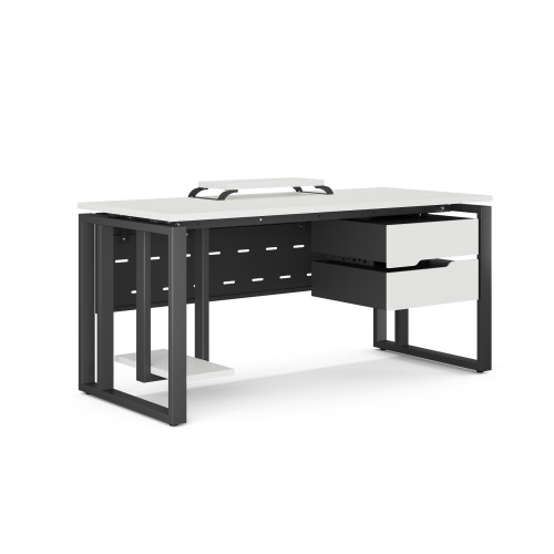 Стол офисный Kobor O2-120/70 black/premium