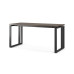 Стол офисный Kobor O2-120/70 black/charlston