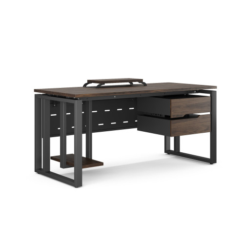 Стол офисный Kobor O2-80/80 black/charlston Стол офисный Kobor O2-80/80 black/charlston