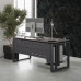 Стол офисный Kobor O2-100/60 graphite/chicago Стол офисный Kobor O2-100/60 graphite/chicago