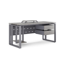 Стол офисный Kobor O2-100/80 graphite/chicago Стол офисный Kobor O2-100/80 graphite/chicago