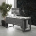 Стол офисный Kobor O2-140/80 aluminum/premium