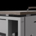 Стол офисный Kobor O2-140/80 aluminum/charlston Стол офисный Kobor O2-140/80 aluminum/charlston