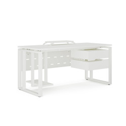 Стол офисный Kobor O2-100/70 white/premium