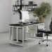 Стол офисный Kobor O2-160/60 white/wood