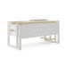Стол офисный Kobor O2-100/70 white/natural