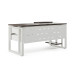 Стол офисный Kobor O2-100/60 white/charlston Стол офисный Kobor O2-100/60 white/charlston