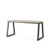 Стол офисный Kobor TR-80/80 black/natural