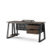 Стол офисный Kobor TR-180/60 black/charlston Стол офисный Kobor TR-180/60 black/charlston