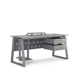 Стол офисный Kobor TR-80/60 graphite/chicago Стол офисный Kobor TR-80/60 graphite/chicago
