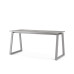 Стол офисный Kobor TR-160/80 aluminum/chicago