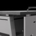 Стол офисный Kobor TR-100/80 aluminum/wood Стол офисный Kobor TR-100/80 aluminum/wood