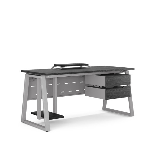 Стол офисный Kobor TR-140/80 aluminum/wood Стол офисный Kobor TR-140/80 aluminum/wood