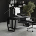 Стол офисный Kobor OTR-160/60 black/wood Стол офисный Kobor OTR-160/60 black/wood