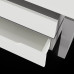 Стол офисный Kobor OTR-80/60 aluminum/premium