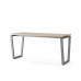Стол офисный Kobor OTR-180/60 aluminum/natural Стол офисный Kobor OTR-180/60 aluminum/natural