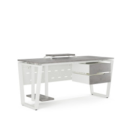 Стол офисный Kobor OTR-100/60 white/chicago Стол офисный Kobor OTR-100/60 white/chicago