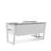 Стол офисный Kobor OTR-120/70 white/chicago