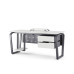 Стол офисный Kobor TB-80/80 graphite/premium Стол офисный Kobor TB-80/80 graphite/premium