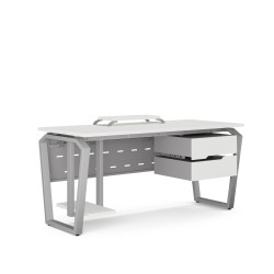 Стол офисный Kobor TB-180/80 aluminum/premium Стол офисный Kobor TB-180/80 aluminum/premium