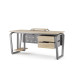 Стол офисный Kobor TB-80/60 aluminum/natural